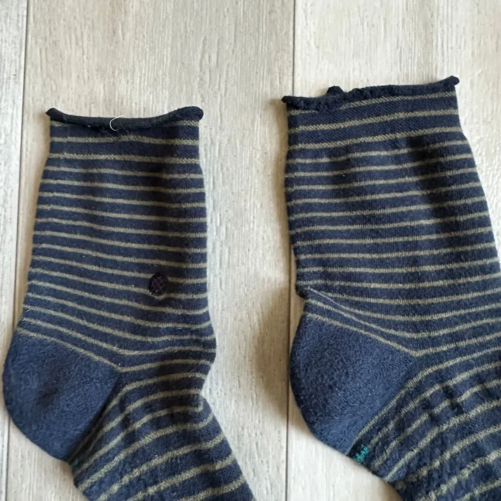 Stance Infinity Quarter Sock Womens M Navy‎ Blue Casual